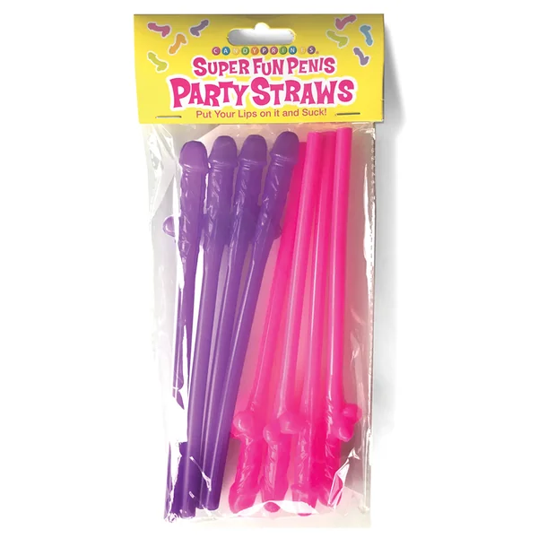 Super Fun Penis Party Straws 8-Pack