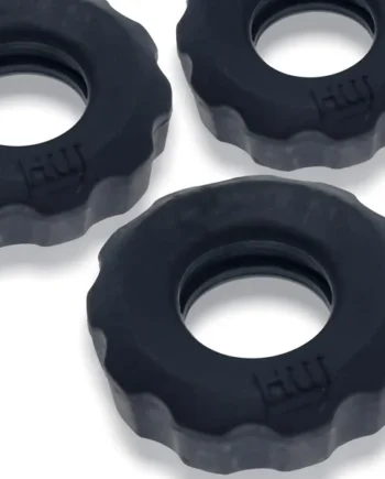 SUPER HUJ 3PK COCK RINGS TAR ICE (NET)