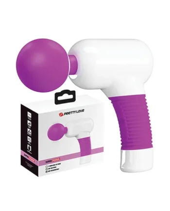 Super Power Fun Massager – White/Fuchsia