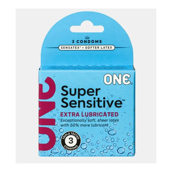 Super Sensitive Extra Lubricated Condoms by One Condoms