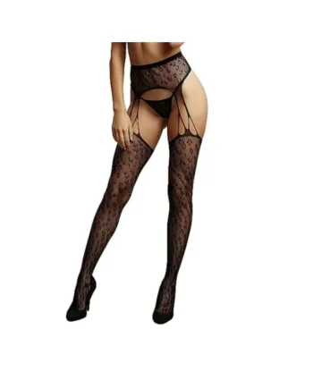 Suspender Leopard Pantyhose