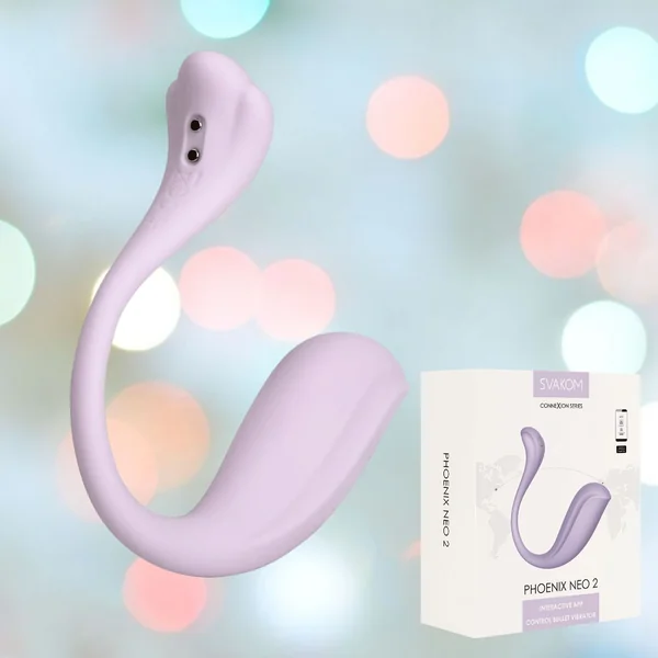 Svakom Phoenix Neo 2 Bullet VIbrator - Pastel Lilac