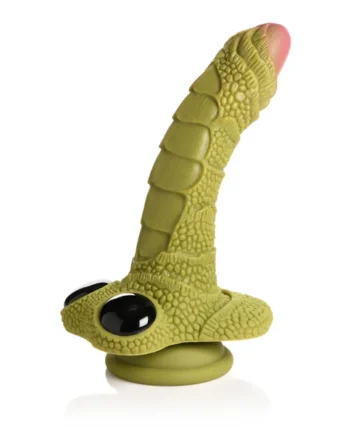 Swamp Monster Green Scaly Silicone Dildo