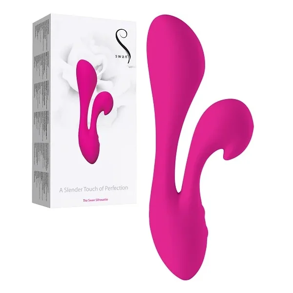 Swan Silhouette Rabbit Vibrator