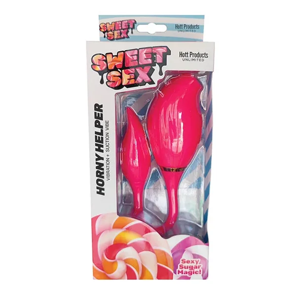 Sweet Sex Horny Helper Vibration & Suction Vibe – Magenta