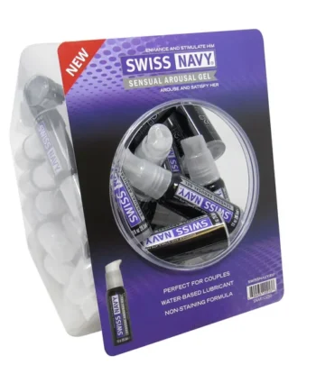 Swiss Navy Sensual Arousal Gel 1oz 50pc Fishbowl