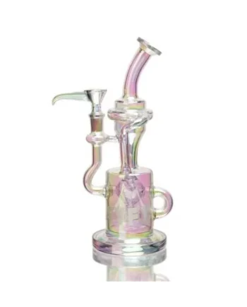 Syfy Iridecent Water Recycler With Shower Head Faberge Egg Perc