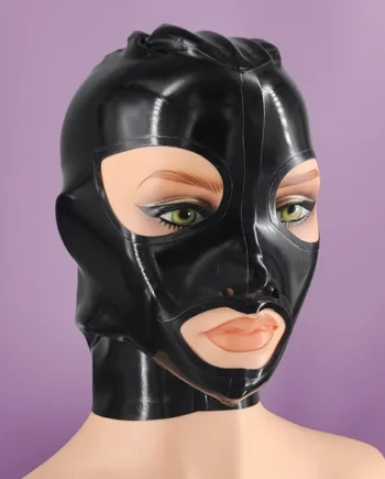Tailor-made Natural Latex Mask - Black
