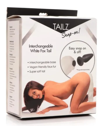 Tailz Interchangeable White Fox Tail