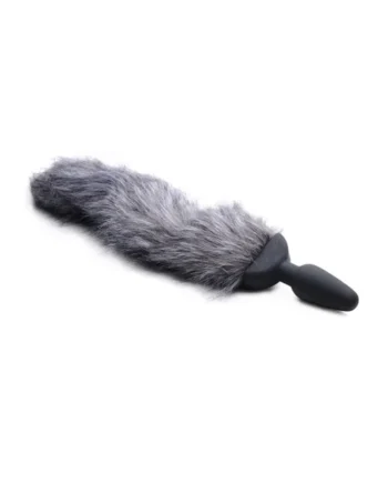 Tailz Vibrating Fox Tail – Gray