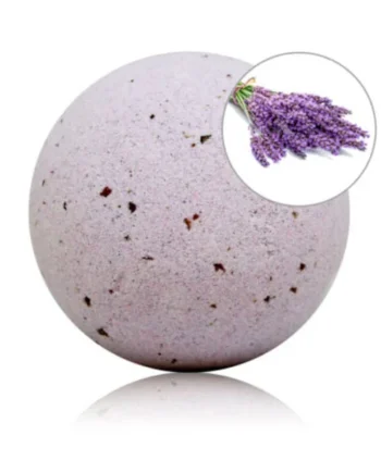 TALOKA - LAVENDER SCENTED BATH BOMB WITH ROSE PETALS
