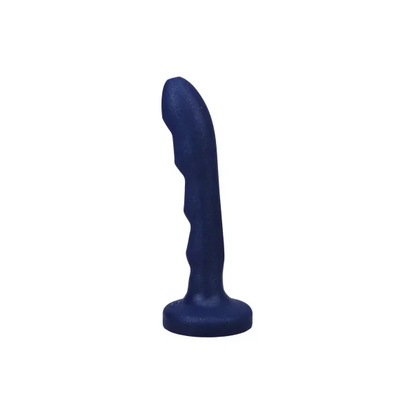 Tantus Charmer G-Spot Dildo, 6.8 Inch Insertable, 1.4 Inch Max Width, Sapphire