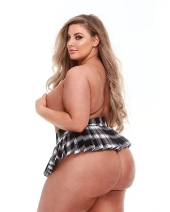 Teacher's Pet Sexy Schoolgirl Skirt-Black