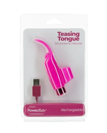 Teasing Tongue Finger Vibrator by PowerBullet