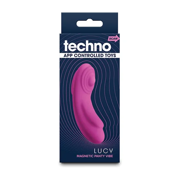 Techno Lucy App Controlled Panty Vibe w/Magnet – Magenta