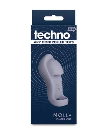 Techno Molly App Controlled Finger Vibe – Gray
