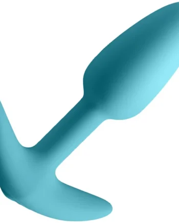 Techno Trance Rechargeable Silicone App Controlled Vibrating Butt Plug By NS Novelties - Blue