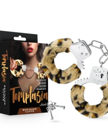TEMPTASIA BEGINNER CUFFS LEOPARD