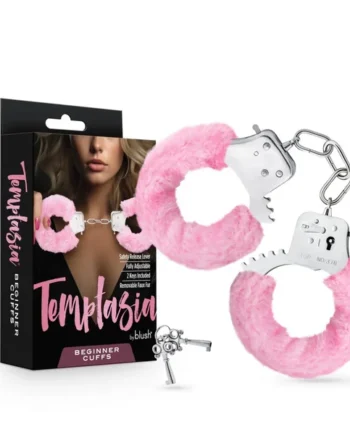 TEMPTASIA BEGINNER CUFFS PINK