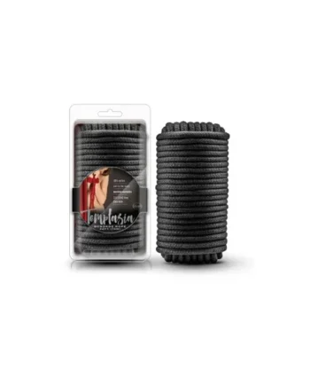 Temptasia Bondage Rope, 32 ft., Black