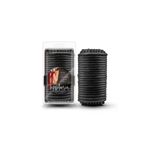 Temptasia Bondage Rope, 32 ft., Black
