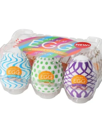 TENGA Egg 'Wonder' Variety Pack - Penis Strokers (6-Pack)