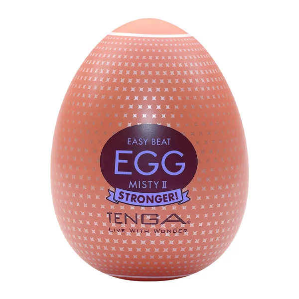 Tenga Hard Boiled II Stronger Firm Egg Masturbator - Misty II Texture