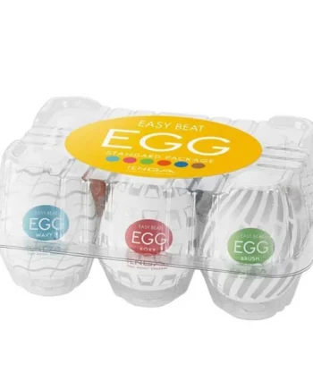 Tenga New Standard Easy Beat Egg 6 Pack Masturbator Set | Disposable Stroker Sleeves