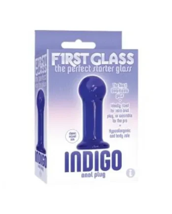 The 9 First Glass Indigo Anal Plug