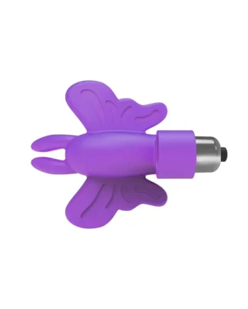 The 9's Flirt Finger Butterfly Finger Vibrator - Purple