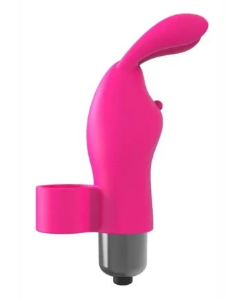 The 9’s – Flirt finger Silicone Bunny Finger Vibrator – Pink