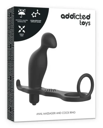 The ADDICTED TOYS Mens G spot and Ball Ring Vibrator