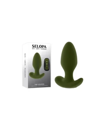 The Colonel Vibrating Anal Plug by Selopa