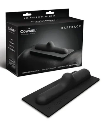 The Cowgirl Bareback Silicone Attachment – Black