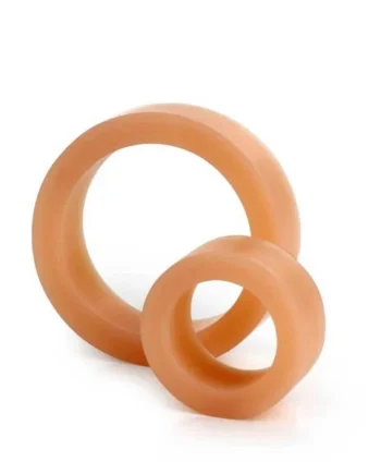 The C-Rings Platinum Premium Silicone Tan Cock Ring Set by Doc Johnson