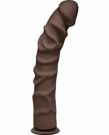 THE D RAGIN’ D 10 CHOCOLATE BROWN ULTRASKYN DILDO “