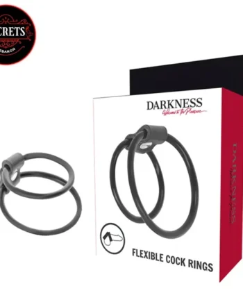 The “Darkness” Enhancing Duo Penis Rings