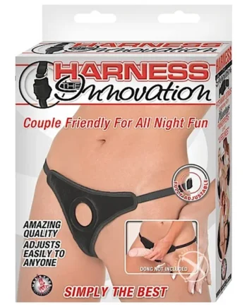 The Innovation Strap On Harness Black