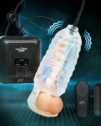 The Milker Vibrating Male Masturbator Penis Toy