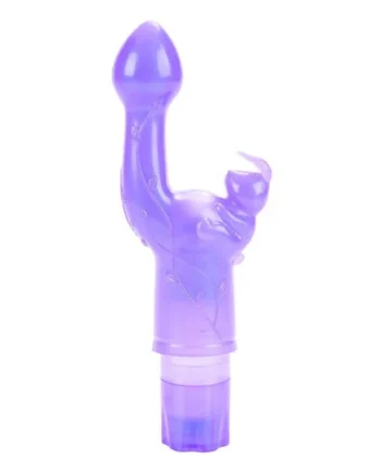The original bunny kiss purple female sex toy waterproof vibrator flexible