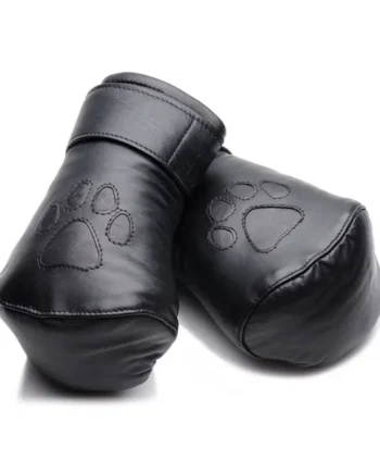 The Strict Leather Padded Puppy Mitts