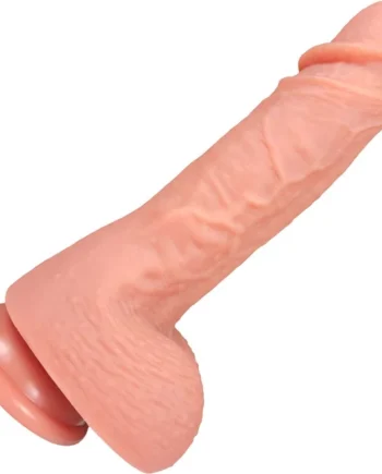 The Thriller 6.5 Inch Silicone Realistic Dildo With Balls & Suction Cup Base By Fukena - Vanilla
