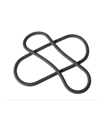 The Xplay Wrap Ring Silicone Slim 12in (2 pack) – Black