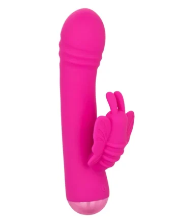 Thicc Chubby Rotating Butterfly Liquid Silicone Rabbit Vibrator