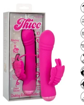 Thicc Chubby Rotating Butterfly Vibrator by Cal Exotics