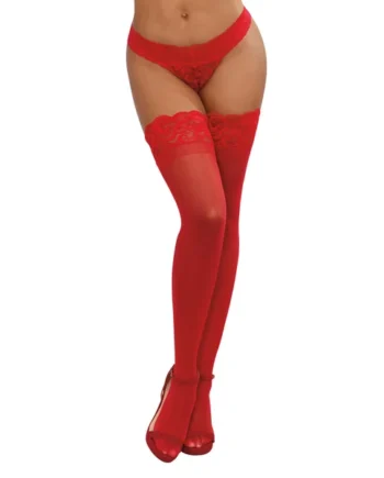 Thigh High - One Size - Red
