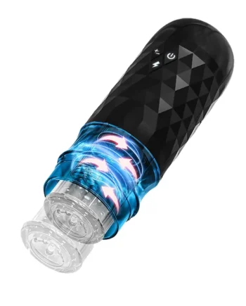 Thrusting & Rotating Male Masturbator Soft Silicone Sleeve K3