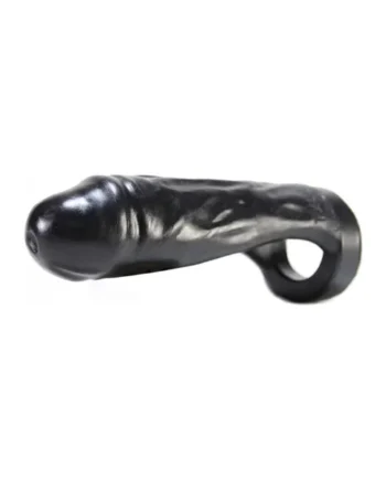 Thug Silicone Double Fucker Strapless Dildo Black 7 Inch