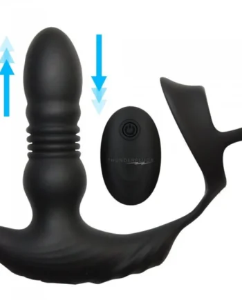 THUNDERPLUGS 10X THRUSTING PLUG W/ COCK & BALL RING