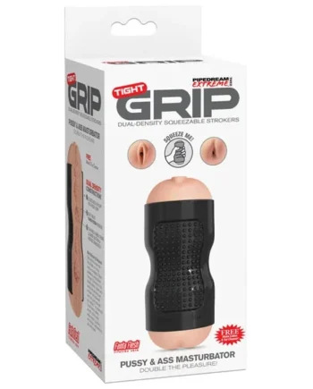 Tight Grip Squeezable Strokers – Pussy & Ass